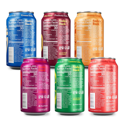 Poppi Prebiotic Soda, Major Mix, 12 Oz, 12 Pack