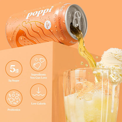 Poppi Prebiotic Soda, Crowd Pleasers, 12 Oz, 12 Pack