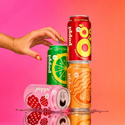 Poppi Prebiotic Soda, Trend Setters, 12 Oz, 12 Pack